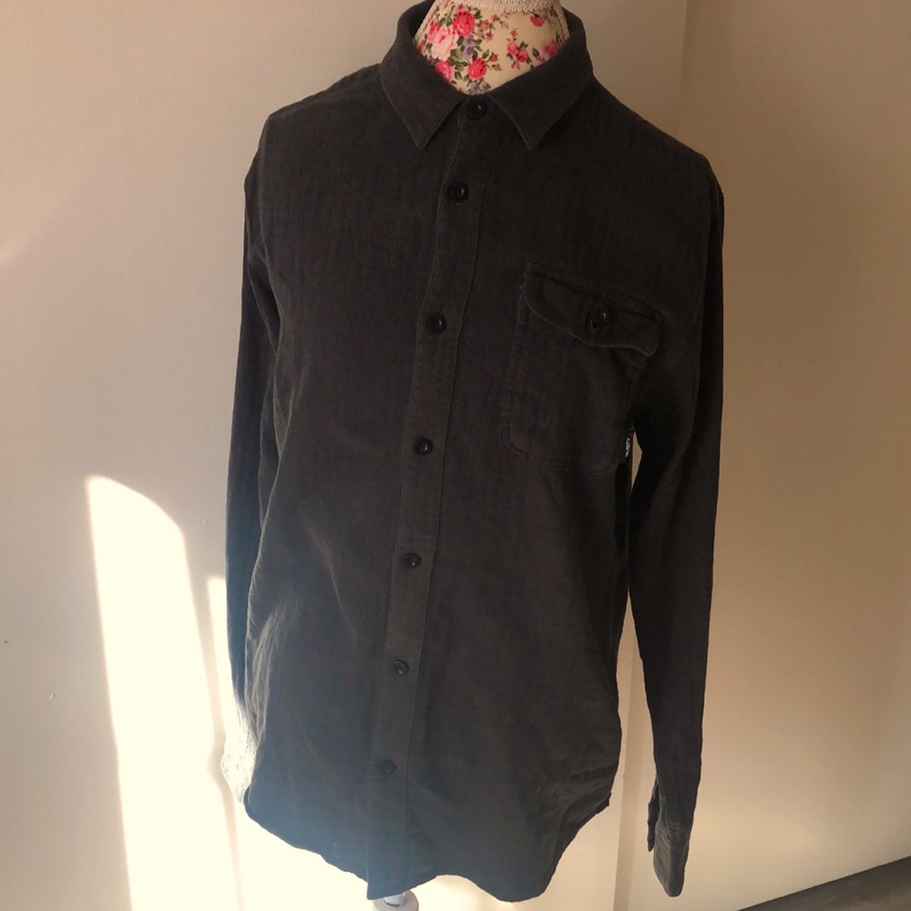 Gray Button Down